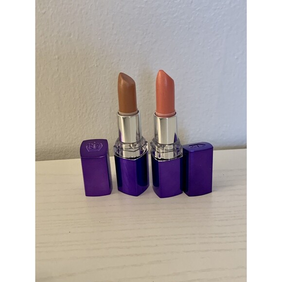 Rimmel 2x Moisture Renew Lipstick Set 140 Dreamy 235 Star Pink NWOB Damaged Tip - Picture 7 of 10